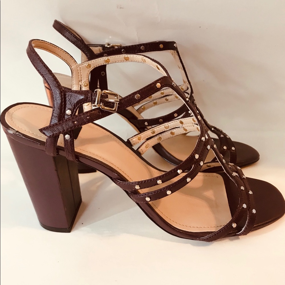 White house black market shoes 8-M dark purple